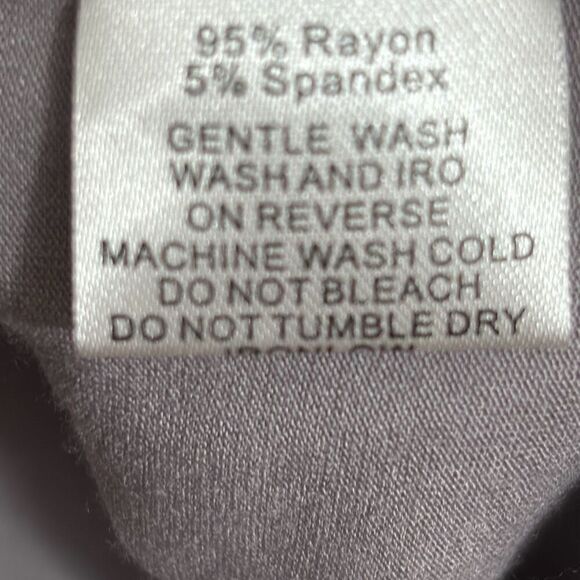 Town Cat smooth stretchy gray open cardigan moderate cascade style M - Picture 5 of 5